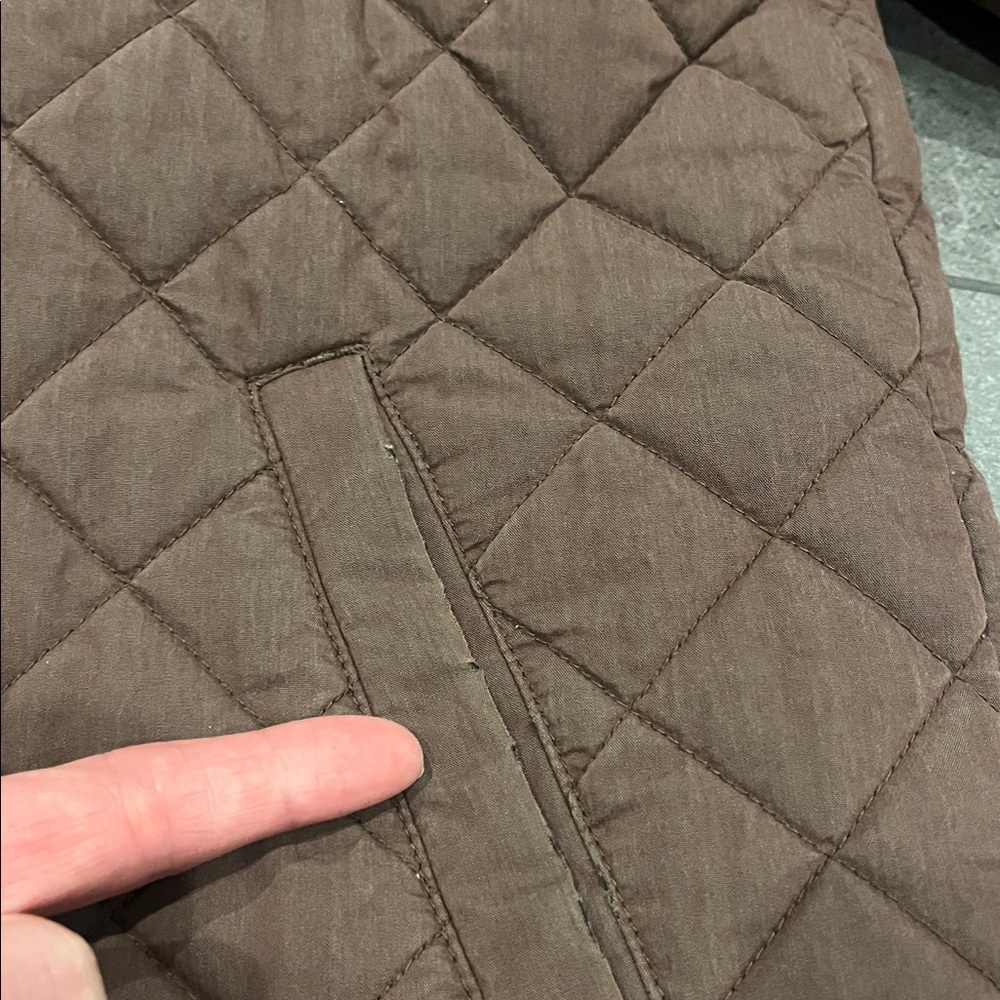 L.L Bean Vintage Quilted Bark Jacket - Picture 13 of 14